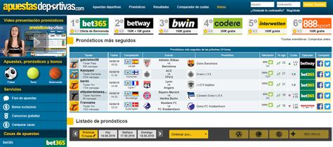 Apuestas deportivas, pronósticos y casino .